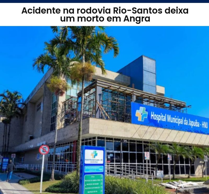 Acidente na rodovia Rio-Santos deixa um morto em Angra
