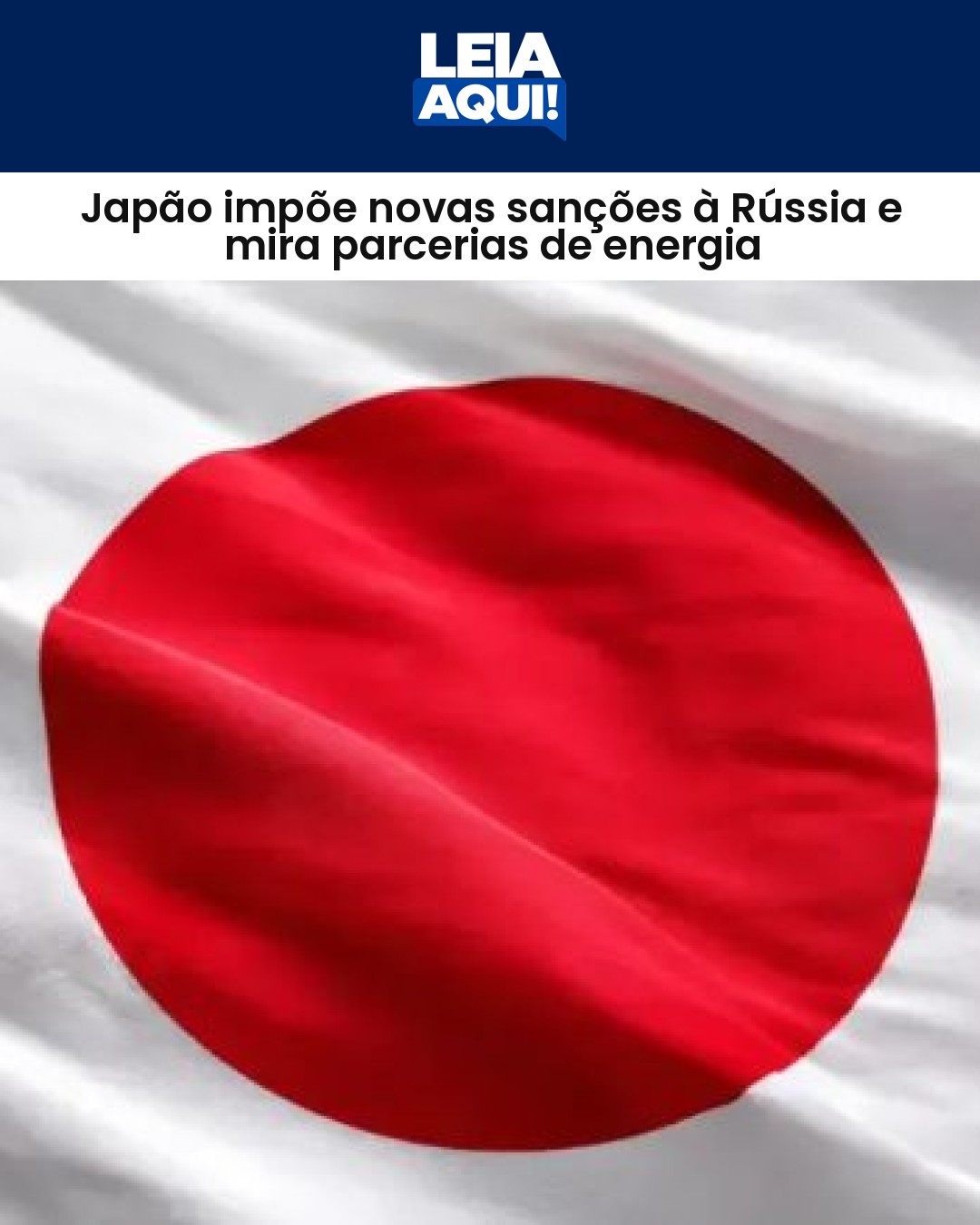 Japão impõe novas sanções à Rússia e mira parcerias de energia