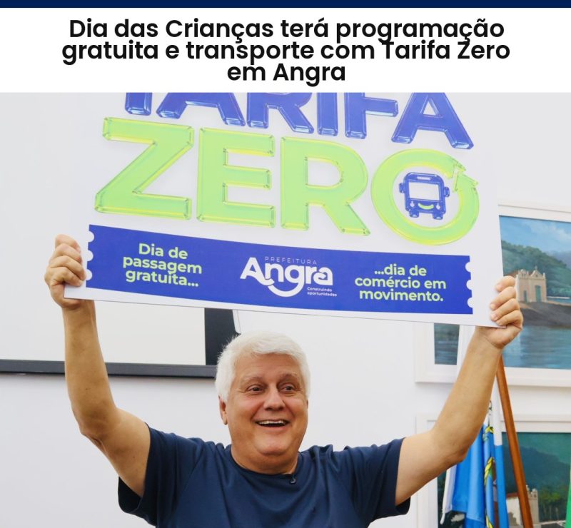 Prefeitura de Angra promove evento gratuito para o Dia das Crianças