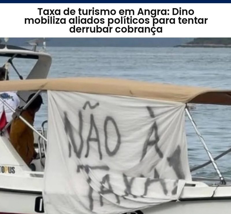 Deputado Marcelo Dino mobiliza apoio contra taxa de turismo em Angra