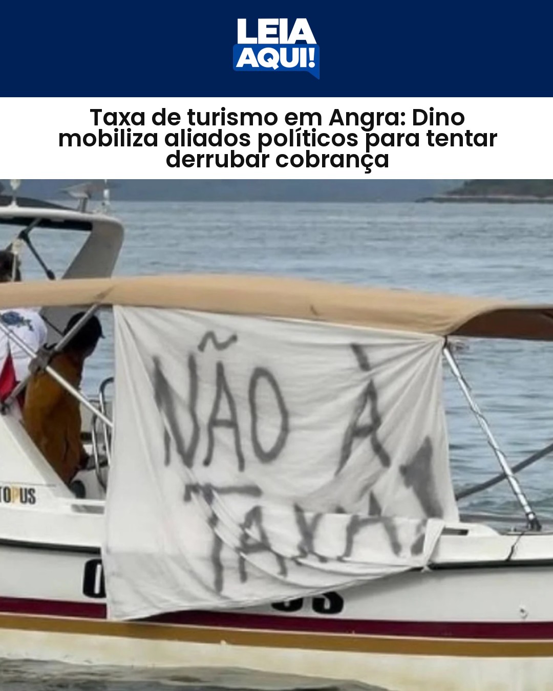 Deputado Marcelo Dino mobiliza apoio contra taxa de turismo em Angra
