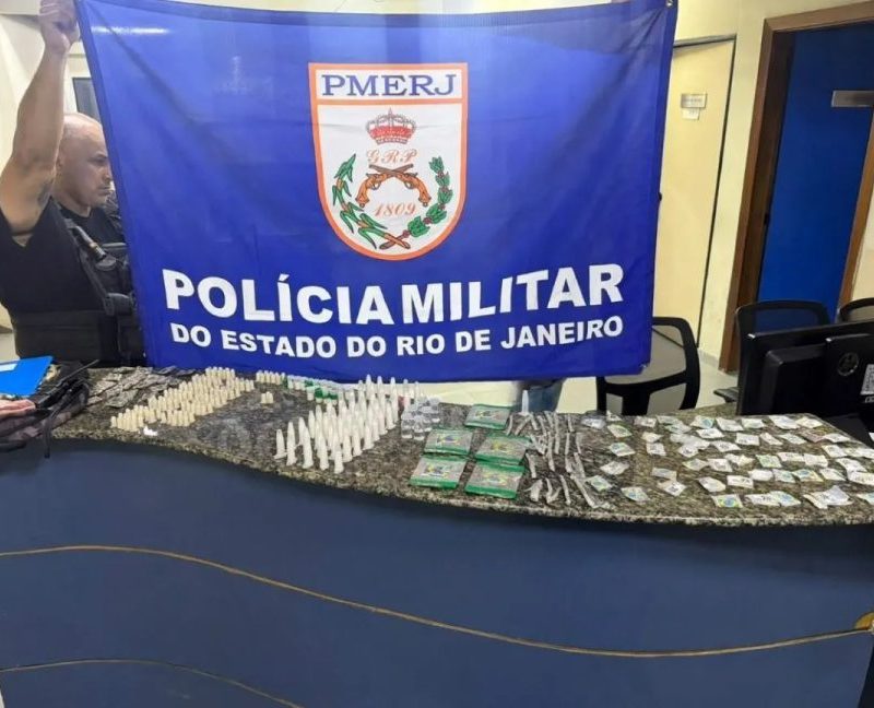 Adolescente é apreendido com farto material do tráfico em Angra