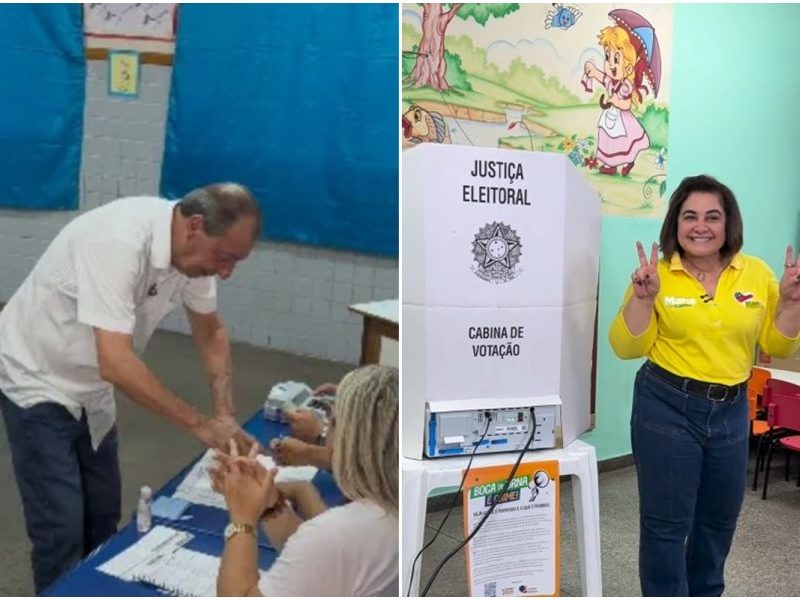 Amazonas: Omar Aziz e Professora Maria do Carmo votam em Manaus