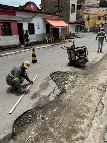 Barra do Piraí realiza nova etapa da Operação Tapa-Buracos