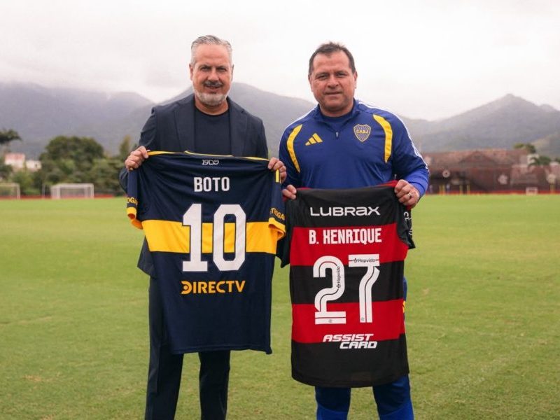 Boca treina no Ninho do Urubu antes de pegar o Vasco