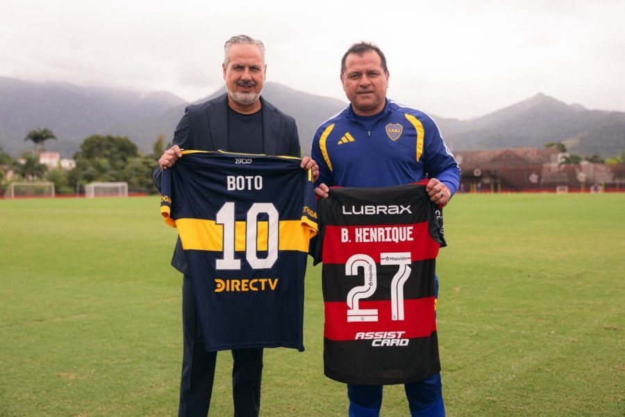 Boca visita Ninho do Urubu, do Flamengo, antes de semifinal contra o Vasco