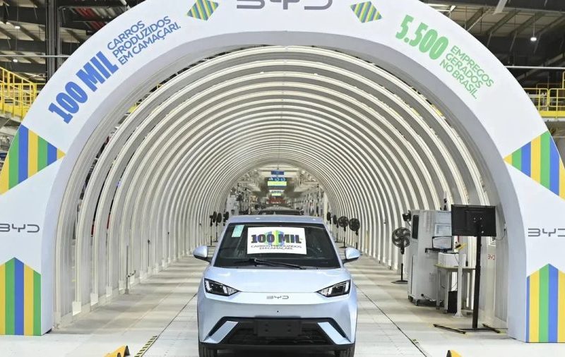 BYD amplia fábrica na Bahia para liderar mercado brasileiro até 2030