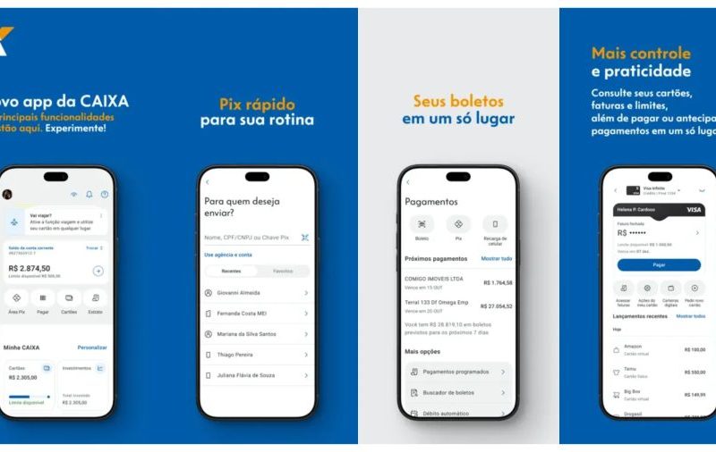 Caixa libera novo aplicativo para iOS com visual repaginado e segurança reforçada