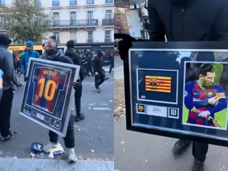Itens raros de Messi são roubados em Paris
