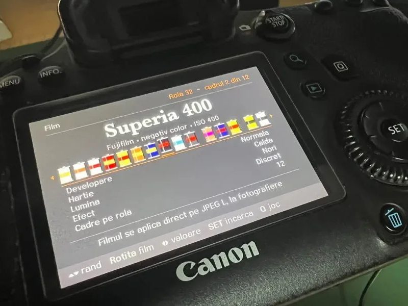 Canon “hackeada” imita filmes Kodak e Fujifilm direto na câmera