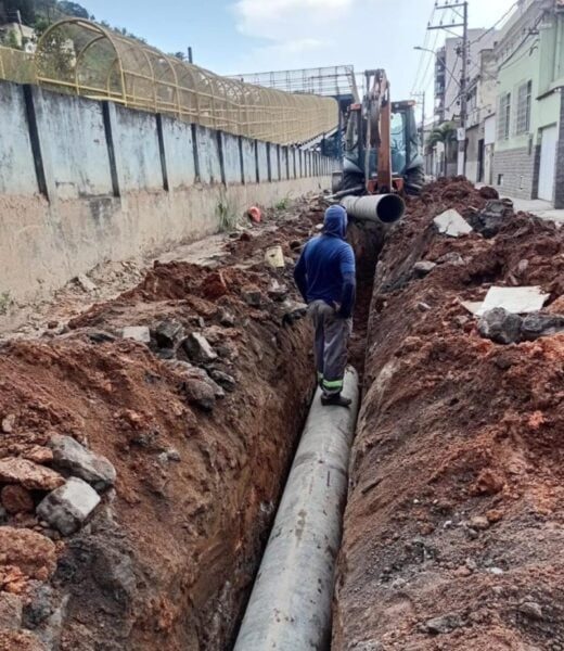 Cedae inicia obra para melhorar água em Barra do Piraí