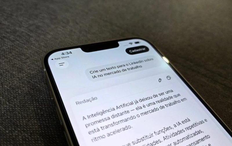 ChatGPT ganha pasta secreta com senha e biometria