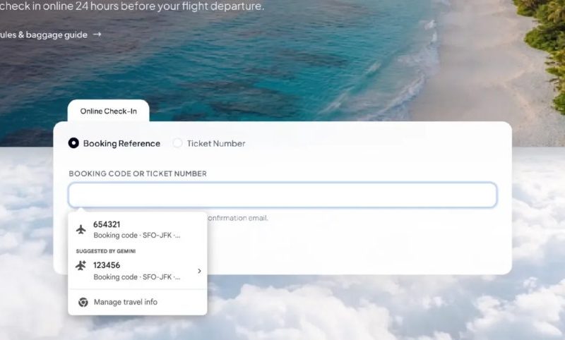 Google Chrome usa IA para preencher formulários com dados do Gmail