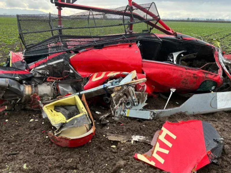 Acidente entre dois helicópteros nos EUA deixa 3 mortos