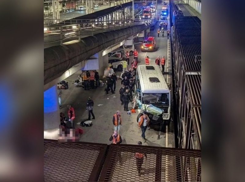 Acidente entre trem e micro-ônibus deixa 19 feridos na França