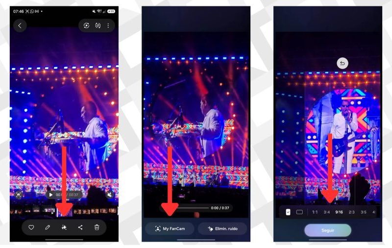 Como usar o My FanCam no celular Samsung Galaxy