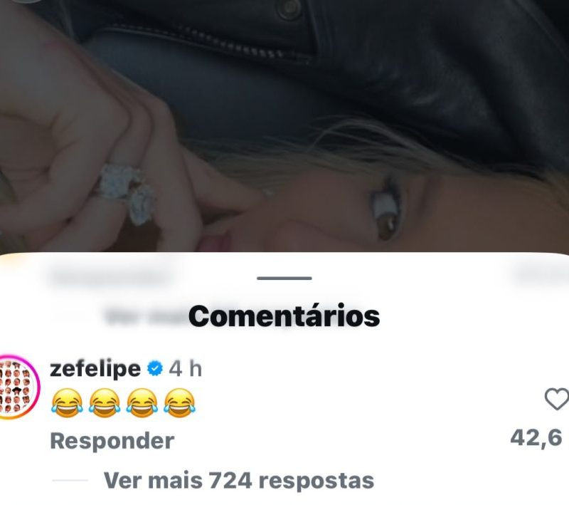 Zé Felipe reage a postagem de Virginia Fonseca sobre ser complicada