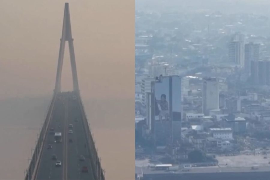 Defesa Civil emite alerta após fumaça de queimadas cobrir céu de Manaus
