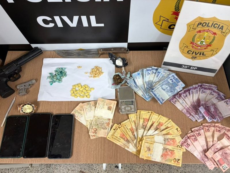 Prisão de dupla ligada a grupo criminoso no Distrito Federal