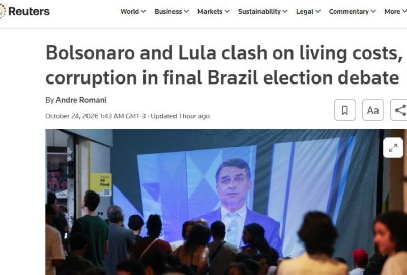Eleições no Brasil: imprensa mundial foca em economia e agro