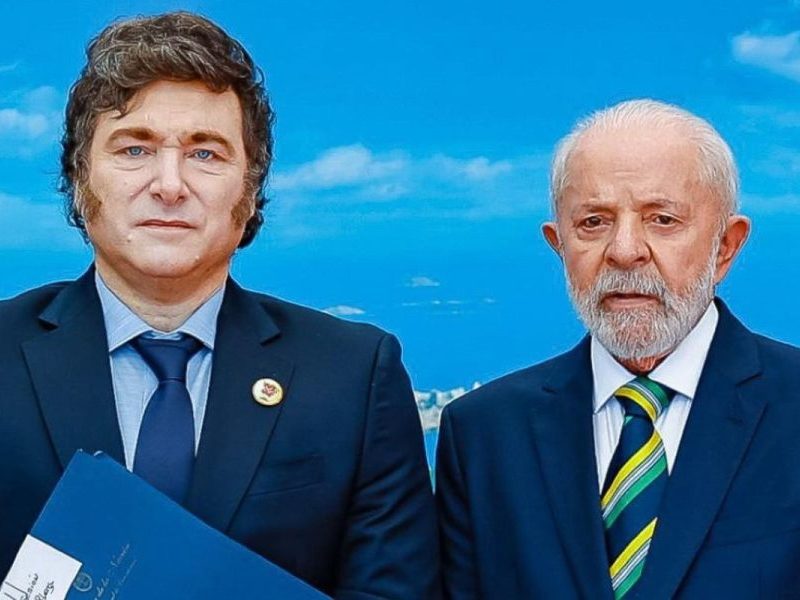 Silêncio de Milei sobre Lula acirra crise Brasil-Argentina