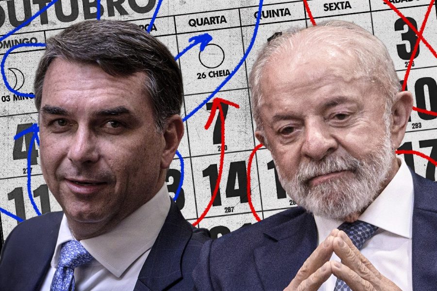 Eleições 2026: confira as agendas de Flávio e Lula nesta terça (20/10)
