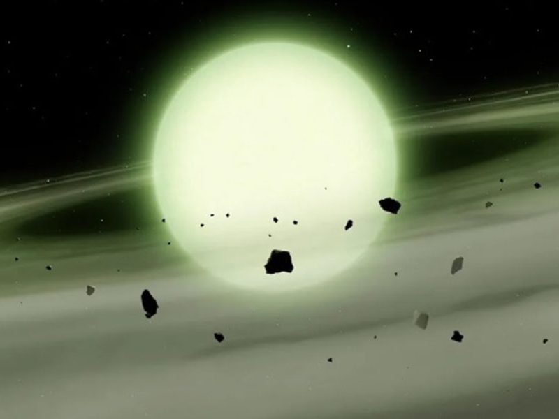 Astrônomos descobrem primeira anã branca de cor verde-amarelada