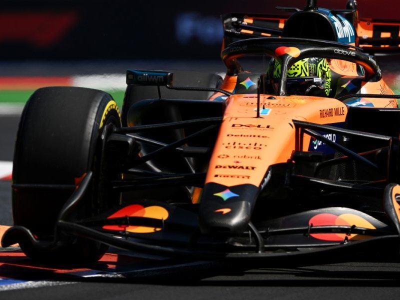 F1: Norris lidera último treino no México; Bortoleto não registra tempo