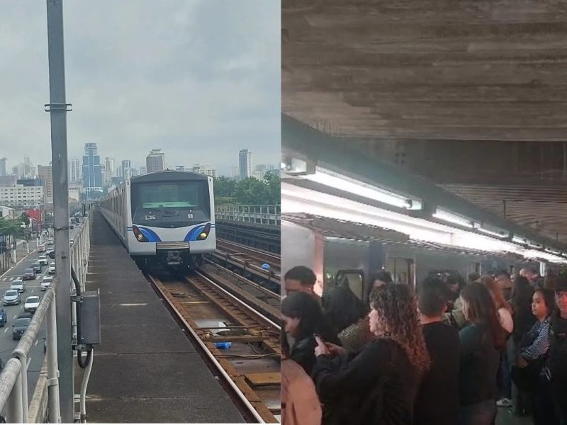 Falha na Linha 1-Azul do Metrô de SP gera filas e lotação