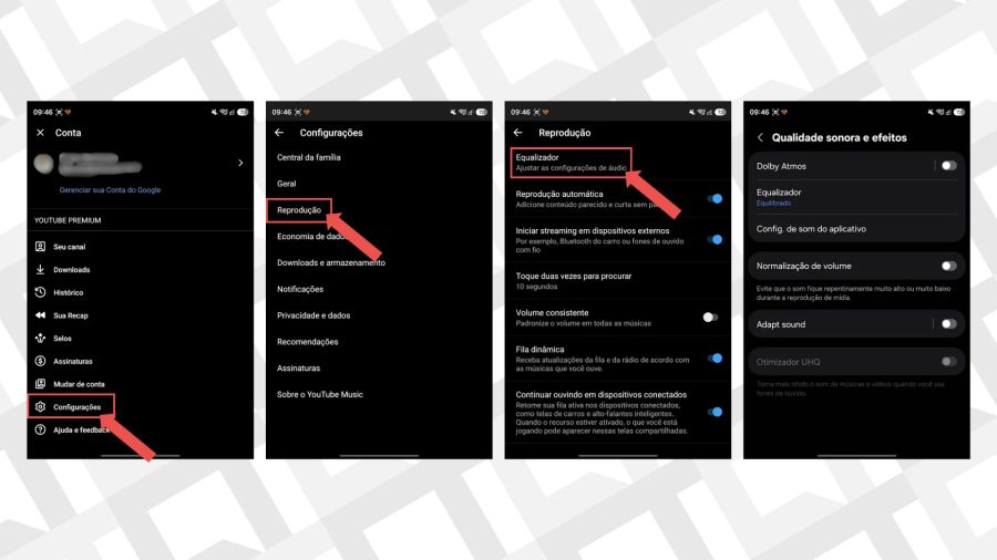 Fone barato chiando ou abafado? Truque no YouTube Music salva o som sem você gastar nada