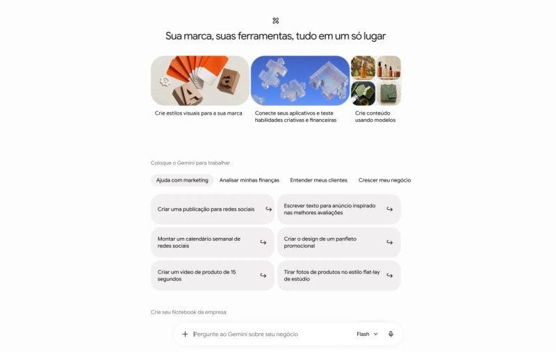 Google Gemini ganha recursos focados em pequenos negócios