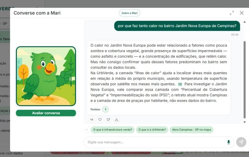 IA criada pela USP permite conversar com mapas para achar desigualdade nas cidades
