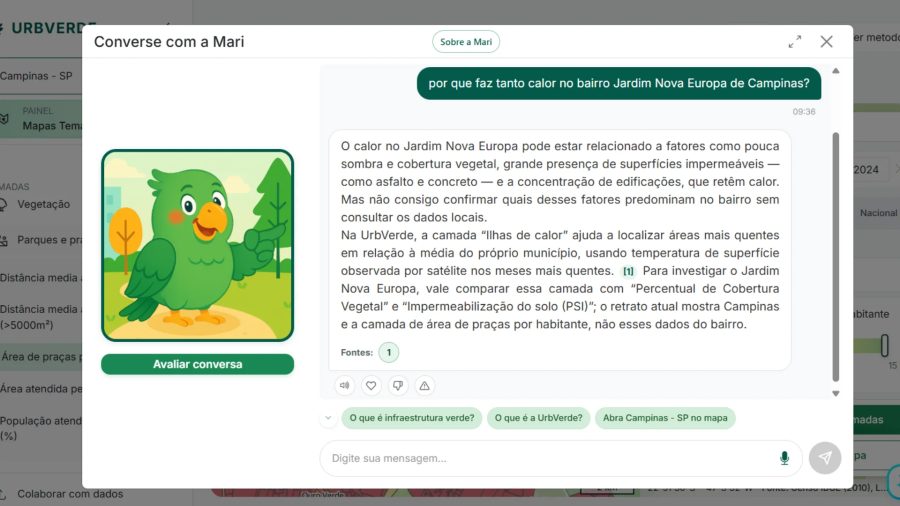 IA criada pela USP permite conversar com mapas para achar desigualdade nas cidades