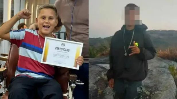 Influencer Barbeiro Mirim, de 14 anos, e amigo, de 16, são mortos a tiros em PE; polícia investiga o caso Barbeiro Mirim de 14 anos e amigo, de 16, são mortos a tiros em PE; polícia investiga o caso (Reprodução/Instagram)