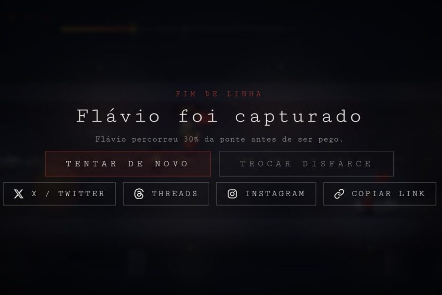 Jogo “Cadê Flávio?” ironiza fuga do senador aos EUA após derrota eleitoral