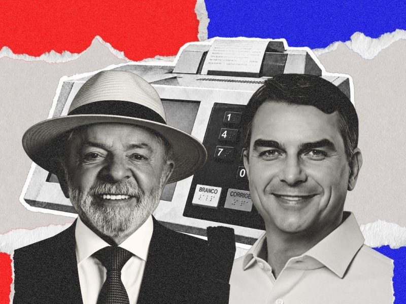 Rejeição de Lula e Flávio Bolsonaro empata no segundo turno
