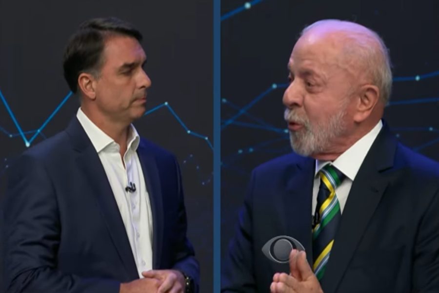 Meio/Ideia: Flávio tem 51,1% dos votos válidos no 2º turno e Lula, 48,9%