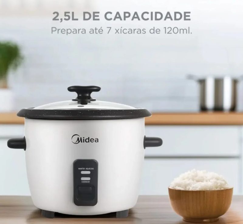 Midea faz corte de preços e derruba panela elétrica para R$ 125
