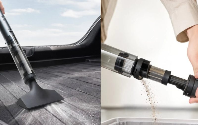 Mini aspirador da Xiaomi para carros custa R$ 144
