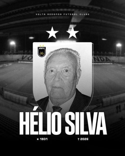 Morre aos 95 anos Hélio Silva, ex-diretor do Volta Redonda FC