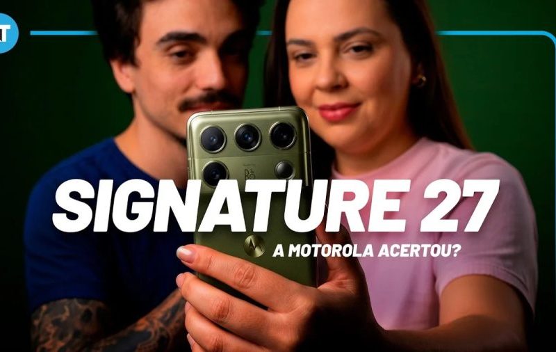 Motorola Signature 27: Snapdragon 8 Elite e 7 anos de suporte