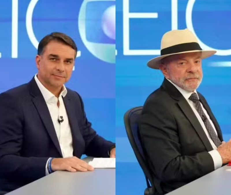 Na frente: Flavio Bolsonaro tem 51% dos votos contra 49% de Lula, aponta DataFolha