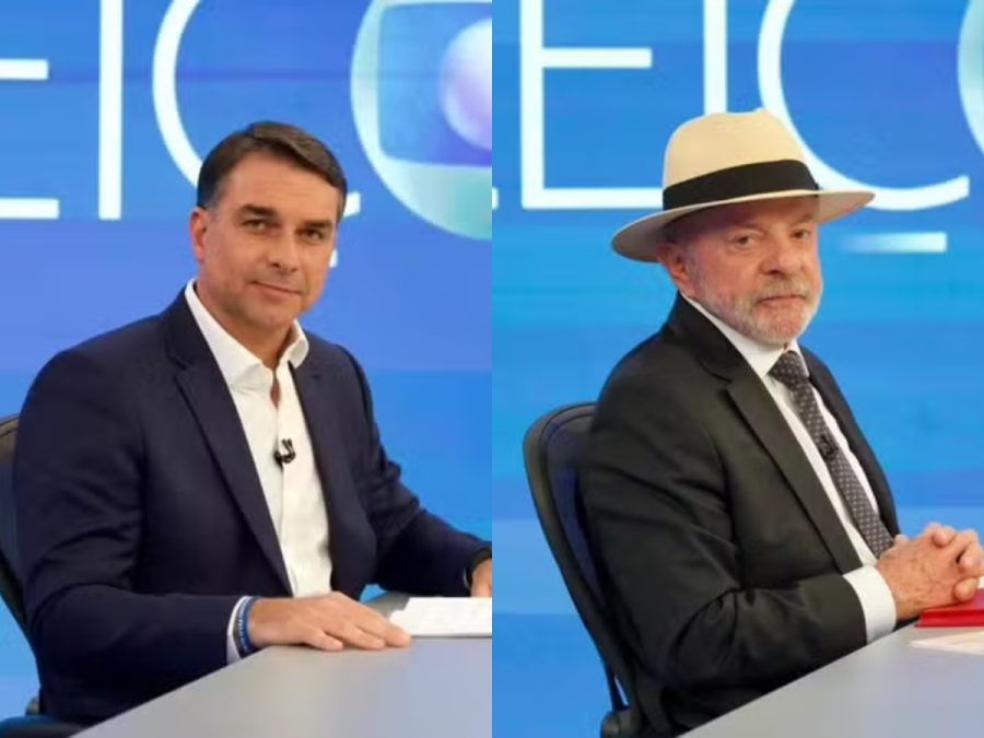 Na frente: Flavio Bolsonaro tem 51% dos votos contra 49% de Lula, aponta DataFolha