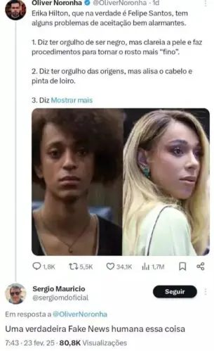 Narrador Sérgio Maurício é condenado por transfobia contra Erika Hilton; saiba o que decidiu a Justiça (Foto: Lula Marques/Agência Brasil; Rafael Cusato/Band)