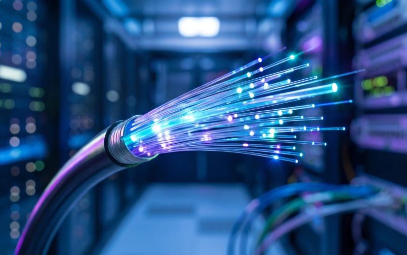 Nova fibra óptica consegue baixar 20 mil filmes em 4K em apenas 1 segundo