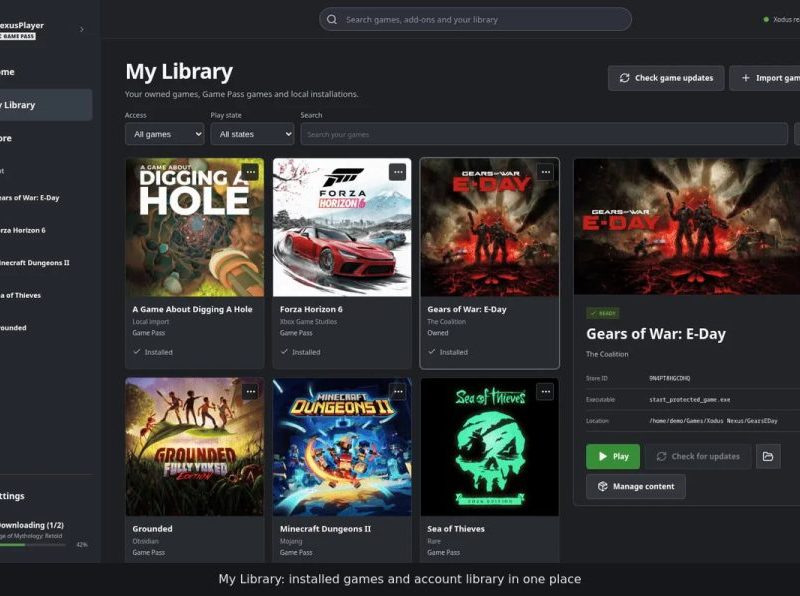 Xodus Nexus: Novo launcher roda jogos do Xbox no Linux