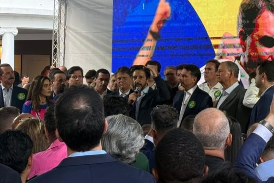 Ricardo Nunes defende redução da maioridade penal em ato do MDB