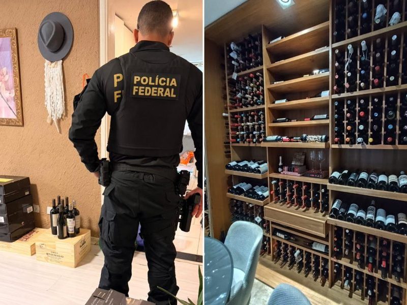 PF desarticula máfia de vinhos argentinos em 5 estados e DF