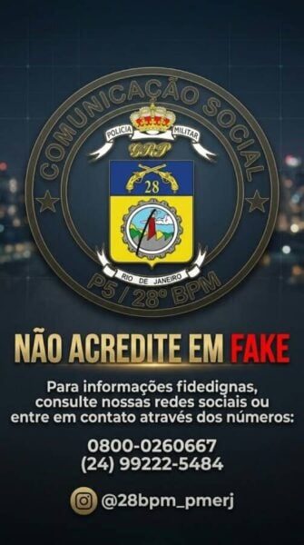 PM desmente toque de recolher em Volta Redonda