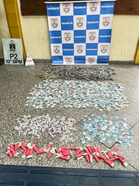 Polícia apreende mil unidades de maconha e outras drogas em Barra do Piraí